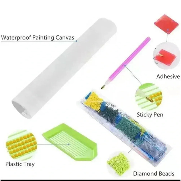 SHHH I'M  GAMING " art point drilling set. NWT - Picture 6 of 8
